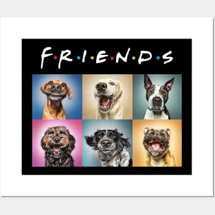 Friends Dog Version - Friends TV Show - Funny Friends Posters and Art